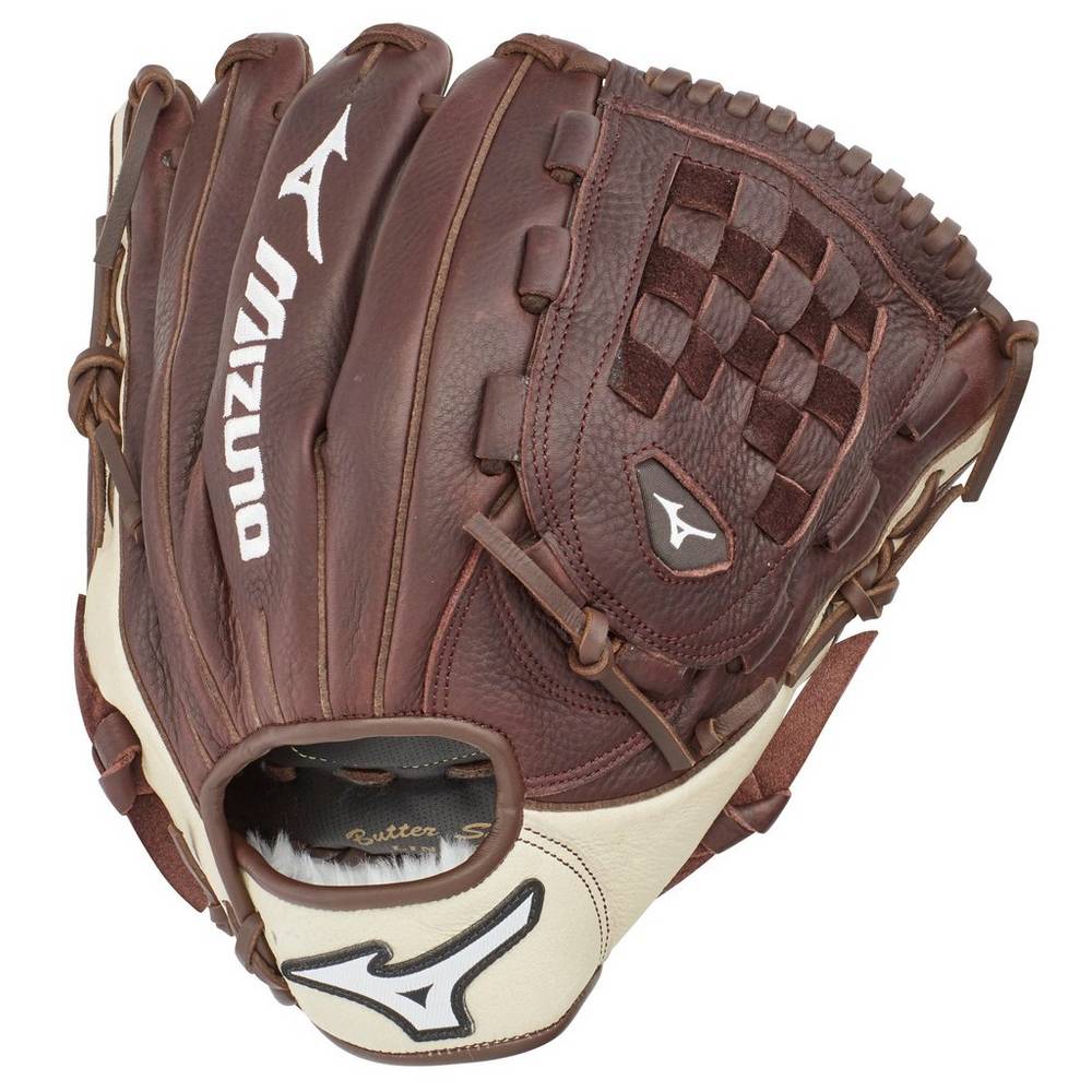 Guantes De Beisbol Mizuno Franchise Series Pitcher/Outfield 12" Hombre Cafe/Plateadas Ofertas USMN-0